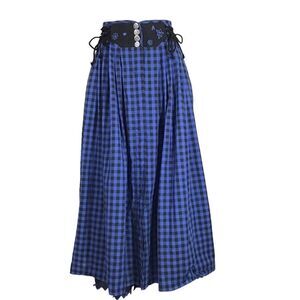 Vintage Plaid Skirt by Perry Landhaus Size 38
